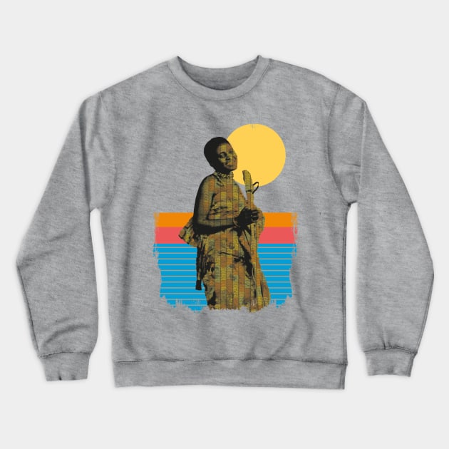 Miriam Makeba Crewneck Sweatshirt by HAPPY TRIP PRESS